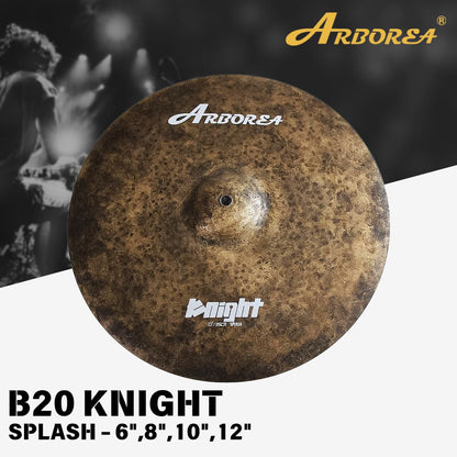 Arborea Cymbals B20 Knight Series Cymbal Set / Hi-Hat , Splash , Crash, Ride, Stacker , China