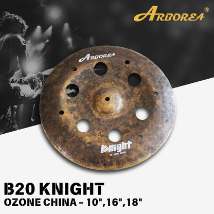 Arborea Cymbals B20 Knight Series Cymbal Set / Hi-Hat , Splash , Crash, Ride, Stacker , China