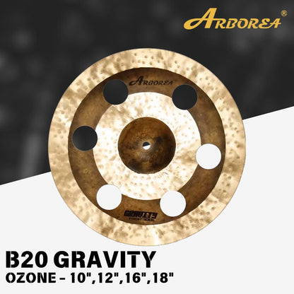 Arborea Cymbals B20 Gravity  Series Cymbal Set / Hi-Hat , Splash , Crash, Ride, Stacker , China