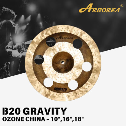 Arborea Cymbals B20 Gravity  Series Cymbal Set / Hi-Hat , Splash , Crash, Ride, Stacker , China