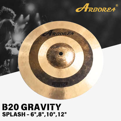 Arborea Cymbals B20 Gravity  Series Cymbal Set / Hi-Hat , Splash , Crash, Ride, Stacker , China