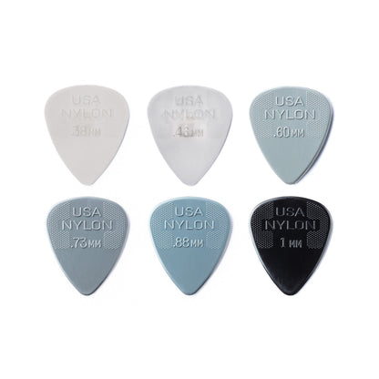 Jim Dunlop PVP44 Nylon Variety Pack Guitar Picks (12 pcs/pack)