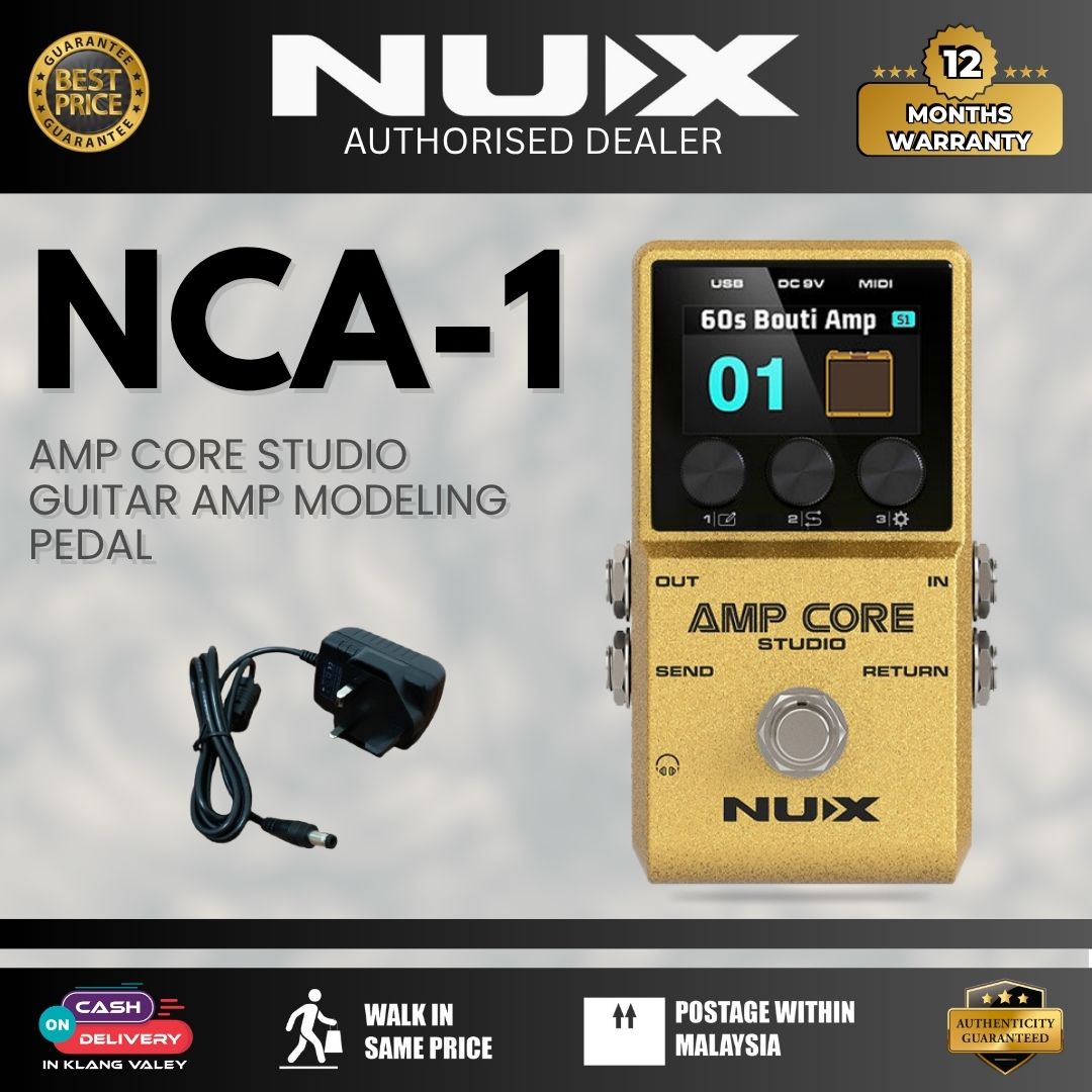 NUX NCA-1 Amp Core Studio Guitar Amp Modeling Pedal - NCA1