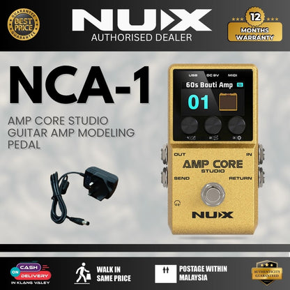NUX NCA-1 Amp Core Studio Guitar Amp Modeling Pedal  - NCA1