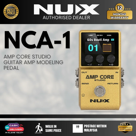 NUX NCA-1 Amp Core Studio Guitar Amp Modeling Pedal  - NCA1