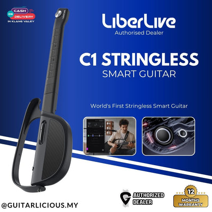 LiberLive C1 Stringless Smart Guitar - Black