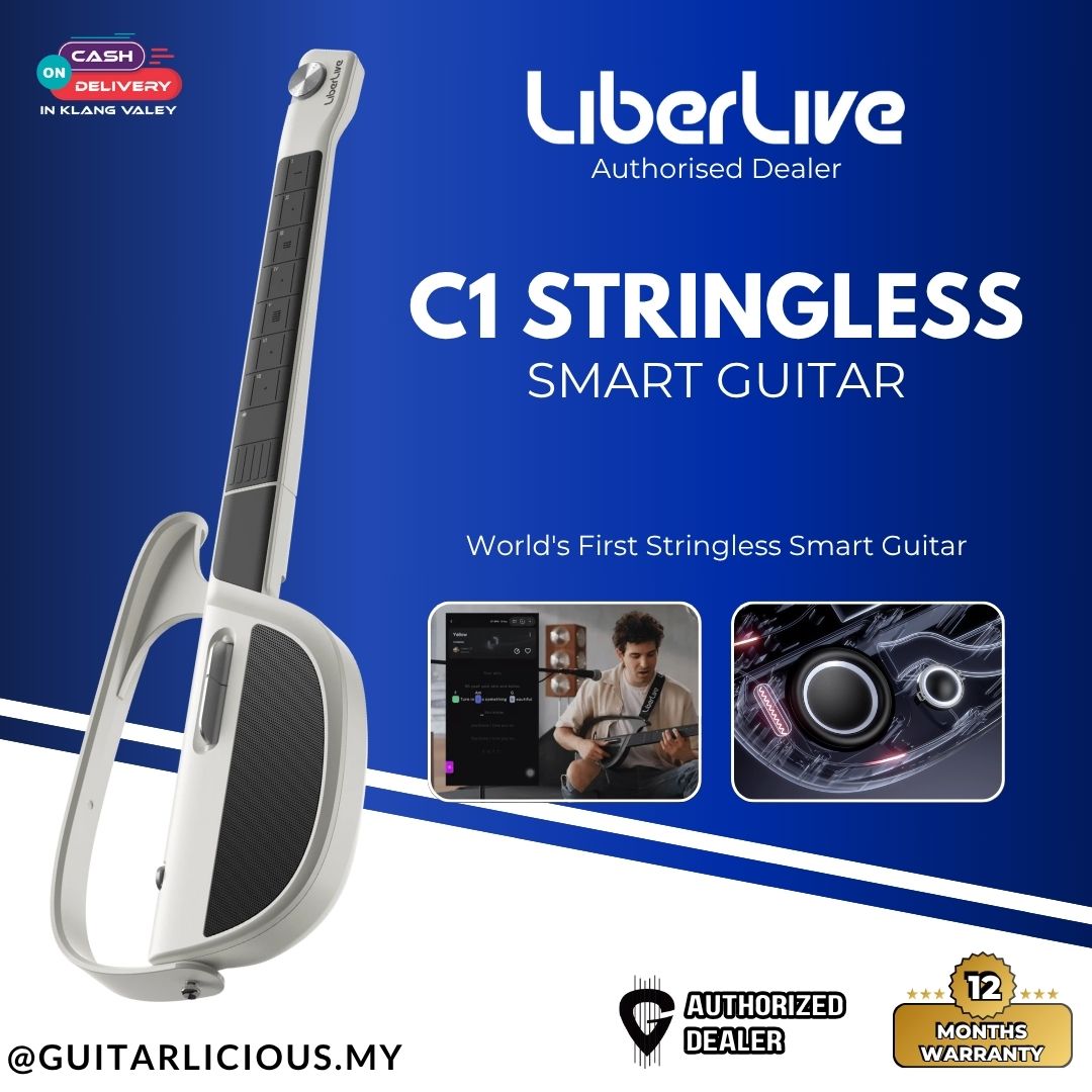 LiberLive C1 Stringless Smart Guitar - White – GUITARLICIOUS