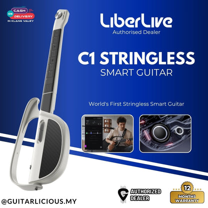 LiberLive C1 Stringless Smart Guitar - White