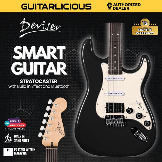 Deviser Smart Electric Guitar Stratocaster with Build in Effect and Bluetooth -( LG2 / L-G2 )