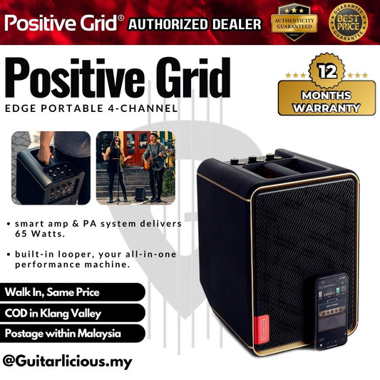 Positive Grid Spark EDGE Portable 4-channel 65W Smart Amp & PA ( 65-W / 65W )