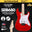 SQOE SEIB680 HSS with Flame Maple Top Electric Guitar ( Humbucker / SEIB 680/ SEIB - 680 )