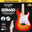 SQOE SEIB680 HSS with Flame Maple Top Electric Guitar ( Humbucker / SEIB 680/ SEIB - 680 )