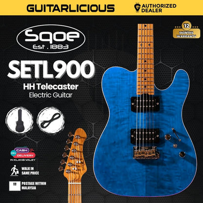SQOE SETL900 HH Roasted Maple Series Telecaster Electric Guitar ( SETL 900 / SETL-900 )