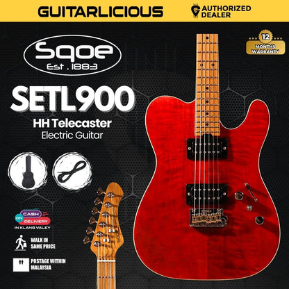 SQOE SETL900 HH Roasted Maple Series Telecaster Electric Guitar ( SETL 900 / SETL-900 )