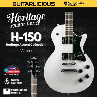 Heritage Ascent Collection H-150 Electric Guitar, White