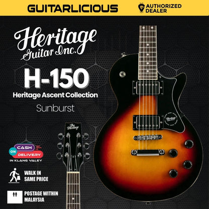 Heritage Ascent Collection H-150 Electric Guitar, Sunburst
