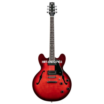 Heritage Ascent+ Collection H-535 Electric Guitar, Scarlet Red Burst