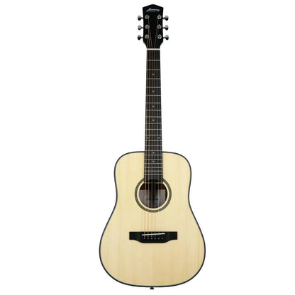Harmony Foundation Series Terra Petite Dreadnought Acoustic Guitar w/Bag- Natural Satin
