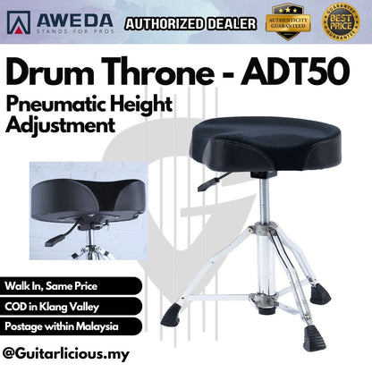 Aweda Drum Throne  with Pneumatic Height Adjustment - ADT50 ( ADT50 /ADT 50 )