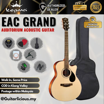 Kepma EAC Grand Auditorium Acoustic Guitar ( EAC-NT / EAC NT )