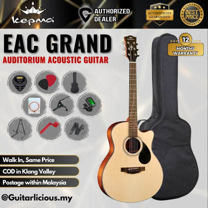 Kepma EAC Grand Auditorium Acoustic Guitar ( EAC-NT / EAC NT )