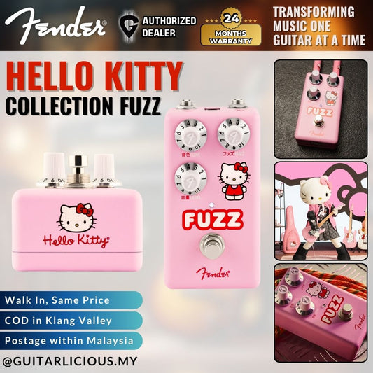 Fender Hello Kitty Collection Fuzz Guitar Effect Pedal