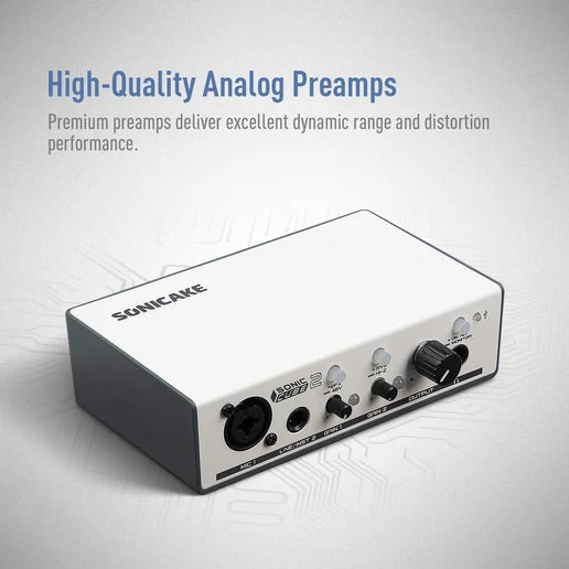 Sonicake QAI-23 Sonic Cube 2 Dual-channel Professional Audio Interface Analog Preamp ( QAI-23 / QAI 23 )