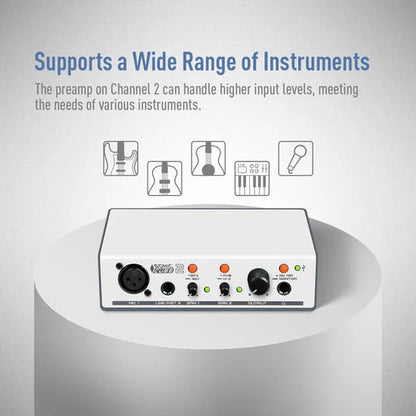 Sonicake QAI-23 Sonic Cube 2 Dual-channel Professional Audio Interface Analog Preamp ( QAI-23 / QAI 23 )