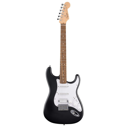 Squier Debut Series Stratocaster HT HSS Electric Guitar, Laurel FB - Black