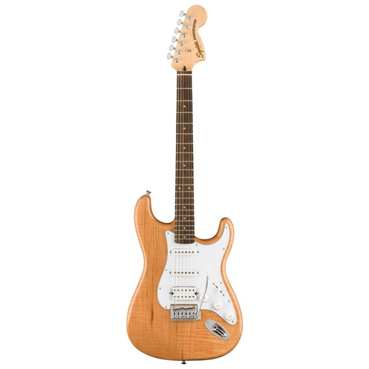 Squier FSR Affinity Series HSS Stratocaster Electric Guitar, Laurel FB - Natural