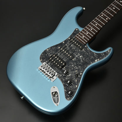 Bacchus BST-2-RSM/R Roasted Maple Neck & Rosewood FB, Stratocaster Electric Guitar w/ Bacchus SSH Pickups - Ice Blue Metallic