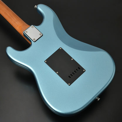 Bacchus BST-2-RSM/R Roasted Maple Neck & Rosewood FB, Stratocaster Electric Guitar w/ Bacchus SSH Pickups - Ice Blue Metallic