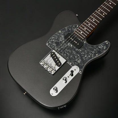Bacchus BTE-2-RSM/R Universe Tele Electric Guitar, Roasted Maple Neck, Rosewood Fretboard, P-90 & SCPickups–Gun Metallic