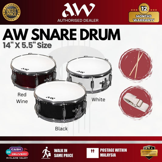 AW 14" x 5.5" Snare Drum (AW-JW14P1 / AW )
