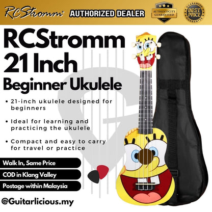 Kappa CARTOON Series 21 inch Soprano Beginner Color Ukulele with Bag