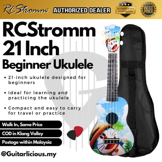 Kappa CARTOON Series 21 inch Soprano Beginner Color Ukulele with Bag