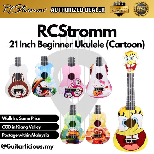 Kappa CARTOON Series 21 inch Soprano Beginner Color Ukulele with Bag
