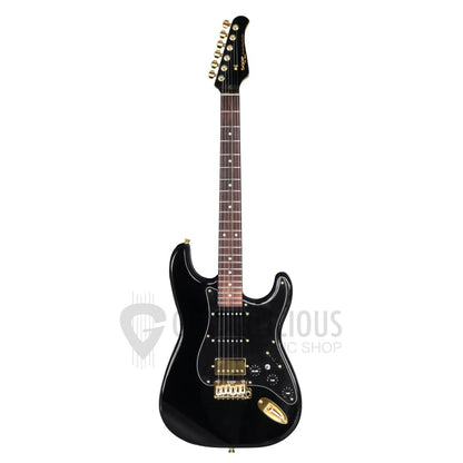 SQOE SEST1009-BK Boutique Custom Series Electric Guitar included Hardcase ( SEST / SEST-1009-BK / ST 1009 )