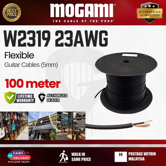 MOGAMI W2319 5mm Flexible Guitars Cables (23AWG) - 100m