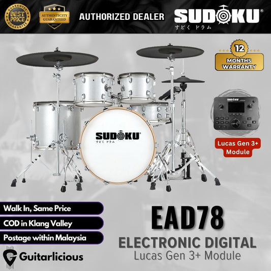 Sudoku EAD78 with Gen3+ Module Electronic Digital Drum Set w/Module ( EAD-78/EAD 78 ) - Lucas Gen3+ Module