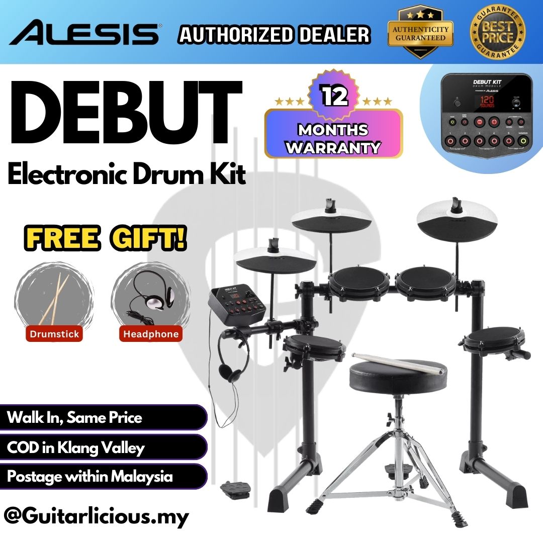 Alesis Debut Electronic Drum Kit Kids Drum Set with Drum Stool