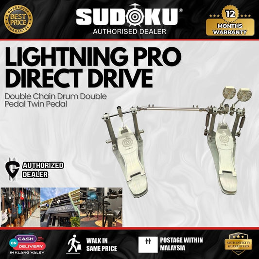 Sudoku Lightning Pro Direct Drive/ Double Chain Drum Double Pedal Twin Pedal (Pro Drive)