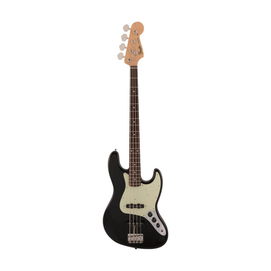 Fender Japan Traditional II 60s Jazz Bass Guitar, RW FB-Black