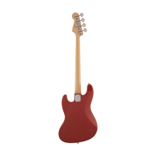 Fender Japan Traditional II 60s Jazz Bass Guitar, RW FB-Fiesta Red