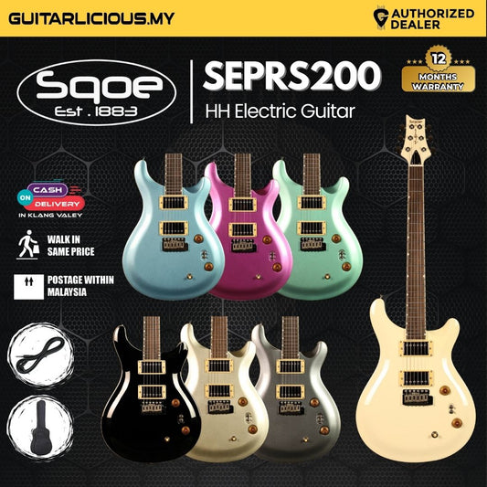 SQOE SEPRS200 HH Electric Guitar - ( SEPRS200 / SEPR S200 )