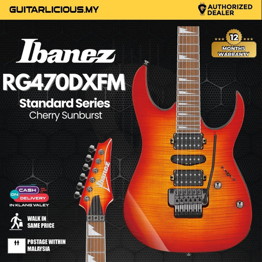 Ibanez RG470DXFM-CS RG Standard Series Electric Guitar, Cherry Sunburst ( RG Series / RG470DX-FM/ RG-470 )