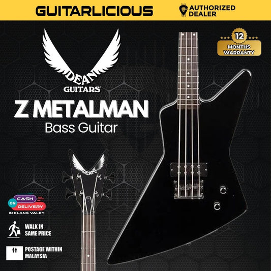 Dean Z Metalman Classic Black Electric Bass - ( ZM BCK )