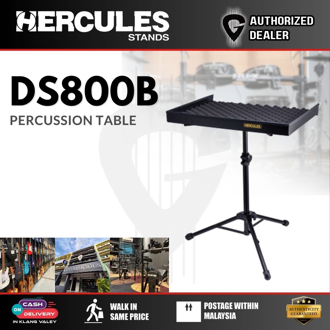 Hercules DS800B Percussion Table Stand, (DS800B) – GUITARLICIOUS