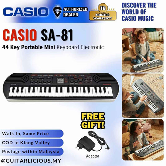 Casio SA-80 44 Key Casiotone Portable Mini Keyboard Electronic Piano (SA80)