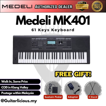 Medeli MK401 61 Keys Keyboard ( MK401 / MK-401 )